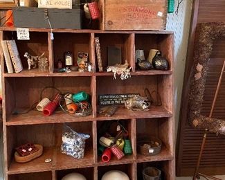 Cubbies 
Miscellaneous vintage and antique estate items
