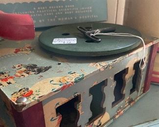 Vintage child’s phonograph 