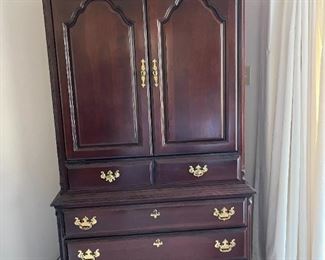Armoire / medial cabinet. Solid cherry by Sumter Cabinet Furniture company 