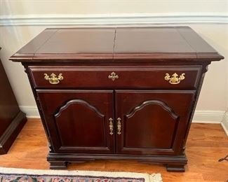 Side serving table. Solid cherry by Sumter Cabinet Furniture company 