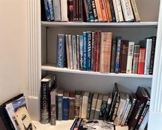 Two book cases, one shown 