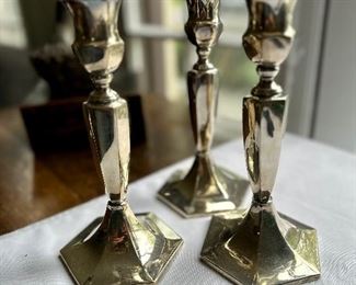 Wilcox silverplate candlesticks