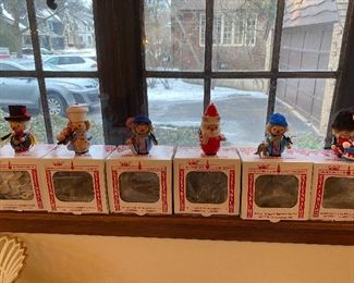 Collection of Steinbach figurines with original boxes.