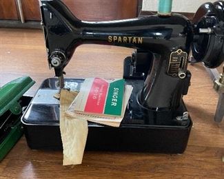 Singer “Spartan” sewing machine.