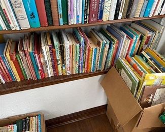 Large selection of vintage children’s books.