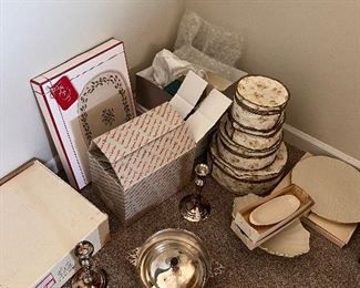 Full Lenox collection- some silver pieces