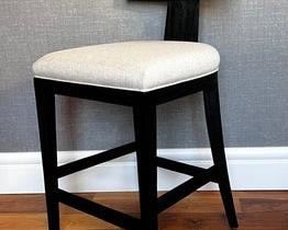 $2550 USD      4 Cyan Design Sedia Black Side Counter Height Bar Stools CH165-1     Description:  Whether drawn up to a kitchen island, to nestle into a breakfast nook, or giving your entertaining space a handy perch, the Sedia bar stool is a classic Klismos design that can be a beautiful addition to your home. Featuring a black wooden base with traditional accents, this tee-backed stool is made of solid wood, making for an inviting seat in any space. The chair boasts a higher than usual elevation, perfect for your countertop bar needs in any traditional, transitional, or minimalist room.  *THESE CHAIRS HAVE BEEN TREATED WITH IBER-SEAL STAIN ADDING TO THEIR VALUE. 
Dimensions: 19W x 17.25D x 36H in| Seat: 20W x 18'D x 26 in
Weight: 27.5 lbs
Condition: New
Location: Local pick up Lake Oswego, OR. Shipper suggestions available upon request.       https://goodbyhello.com/products/set-of-4-cyan-design-sedia-black-side-counter-height-stools-ch165-1?_pos=18&_sid=5bbb39c90&_ss=r