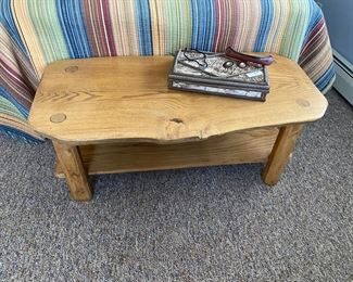 Handcrafted oak bench or coffee table by Jason in Arcadia