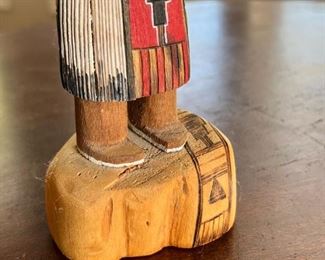  Trina Jones Morning Singer Carved Hopi Kachina Doll Native American T. Katsina	10.5 inches high.	
