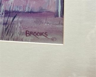 Signed Numbered Litho Ginnie Brooks	22.x 27 5.x 1.25in	HxWxD
