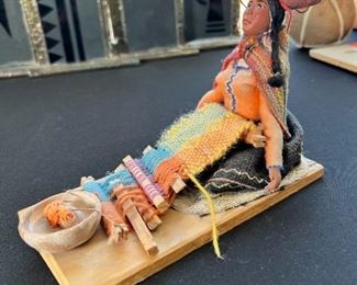 Peruvian Rug Maker Doll	6x4x6.5in	HxWxD

