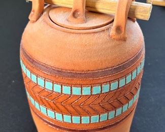 Darby Southwest Ceramic Locking Pot Decor Judy Darbyshire	6.5 x 5 x 4.5in	
