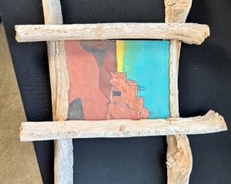 Original Art Saguaro Frame Painting	15 x 18in	
