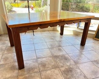 Knotty Pine Southwest Dining Table	31 x 41.75 x 72in	HxWxD

