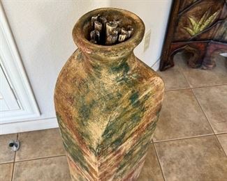 Ceramic Southwest Sun Vase	32 x 10 x 10in	HxWxD

