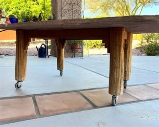 Southwest Etched Flagstone Table	18 x 47 x 40in	
