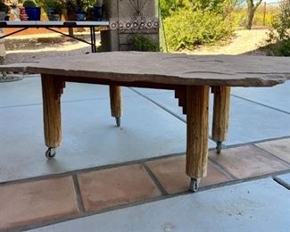 Southwest Etched Flagstone Table	18 x 47 x 40in	
