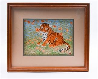 Clarence Wilson "Enchanted Garden" Porcelain Art