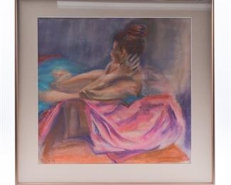 Ingrid Bellman Pastel Figural Study