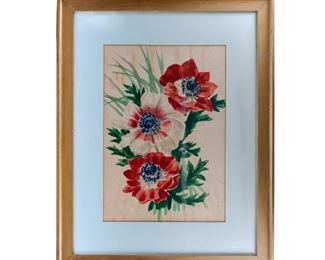 Framed Floral Watercolor