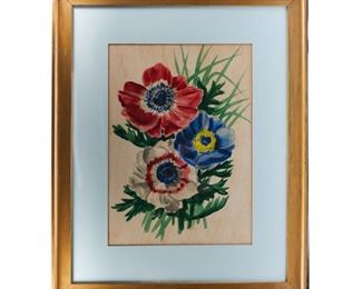 Framed Floral Watercolor