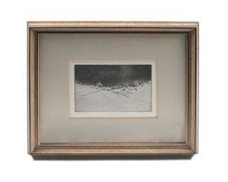 R. Lampert "Silverleaf Farm" Intaglio Print