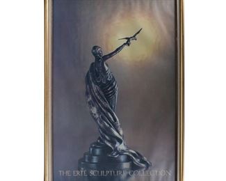 Vintage Erté Sculpture Collection Poster