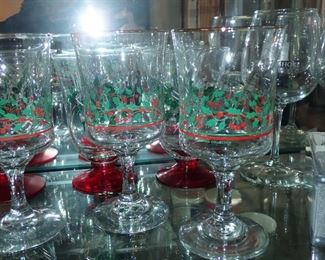 CHIRSTMAS GLASSES