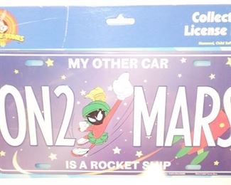 MARS LICENSE PLATE