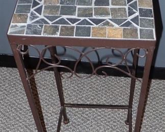 TILE & METAL TABLE