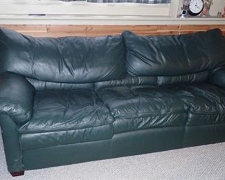 DARK GREEN SOFA