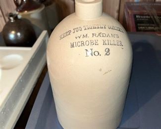 A #2 W. M. Radars microbe killer jug