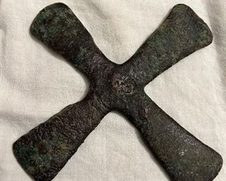 Katanga copper cross ingot, old Congolese money
