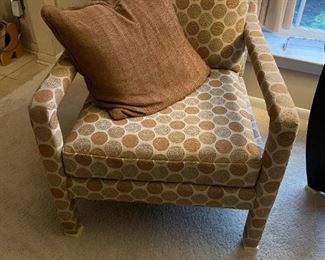 , , , one of two retro accent chairs -- new!
