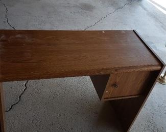Saunders Wood Grain Style Small Desk 37"W x 16"D x 29.25"H
