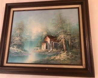 Painting of a menacing carnivore