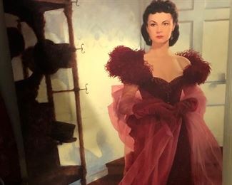 Scarlett O’Hara canvas signed Barson  and numbered 24/495. 