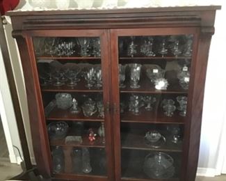 Antique Empire Display Cabinet