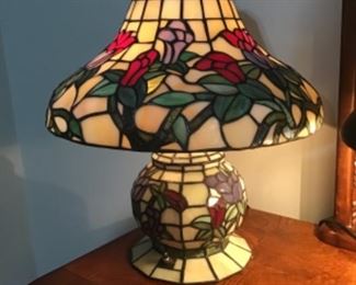 Stained glass up and down lamp. 