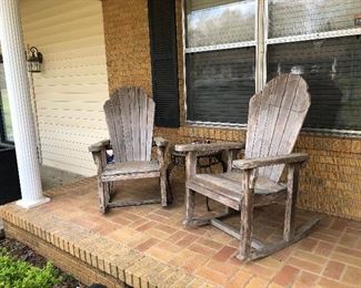 Craftsman made King and Queen rockers 