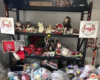 Christmas and bags of fabric