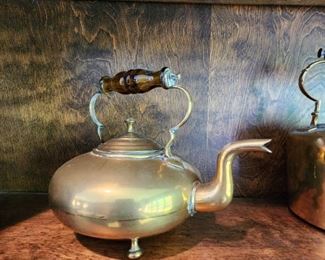 Vintage Brass Teapot Collection