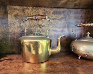 Vintage Brass Teapot Collection
