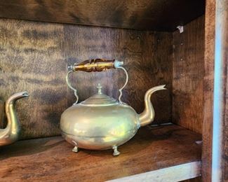 Vintage Brass Teapot Collection