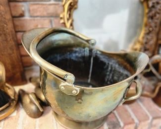 Brass Coal Bucket