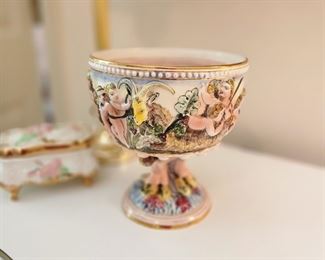 Stunning Capodimonte Compote