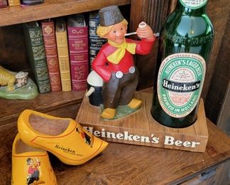 Vintage Heineken's Pub Bar Display