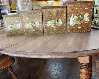 Vintage Wooden Cannisters