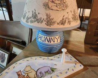 Winnie the Pooh Lamp and Wallshelf