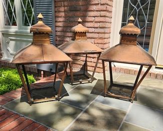 Copper Lantern Decor